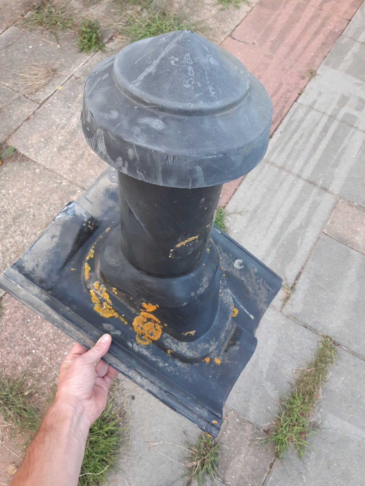 Dakdoorvoer sneldekpan Ubbink diameter 131, Ophalen, Kunststof, Gebruikt, Zwart