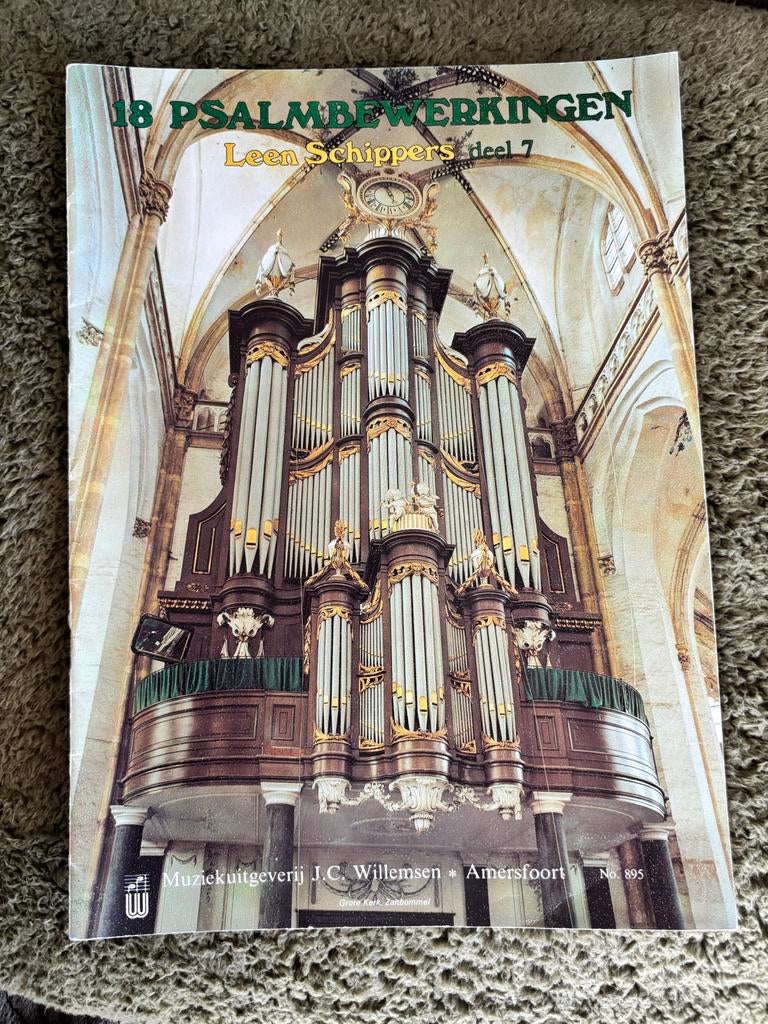 18 Psalmbewerkingen Orgel - Leen Schippers deel 7, Orgel, Gebruikt, Ophalen of Verzenden, Religie en Gospel