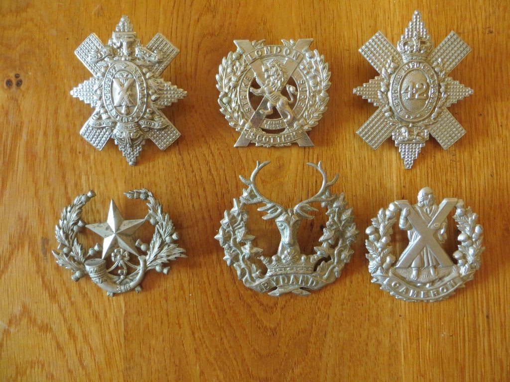 Schotse Regiment Emblemen, Verzamelen, Ophalen of Verzenden, Landmacht, Engeland, Embleem of Badge