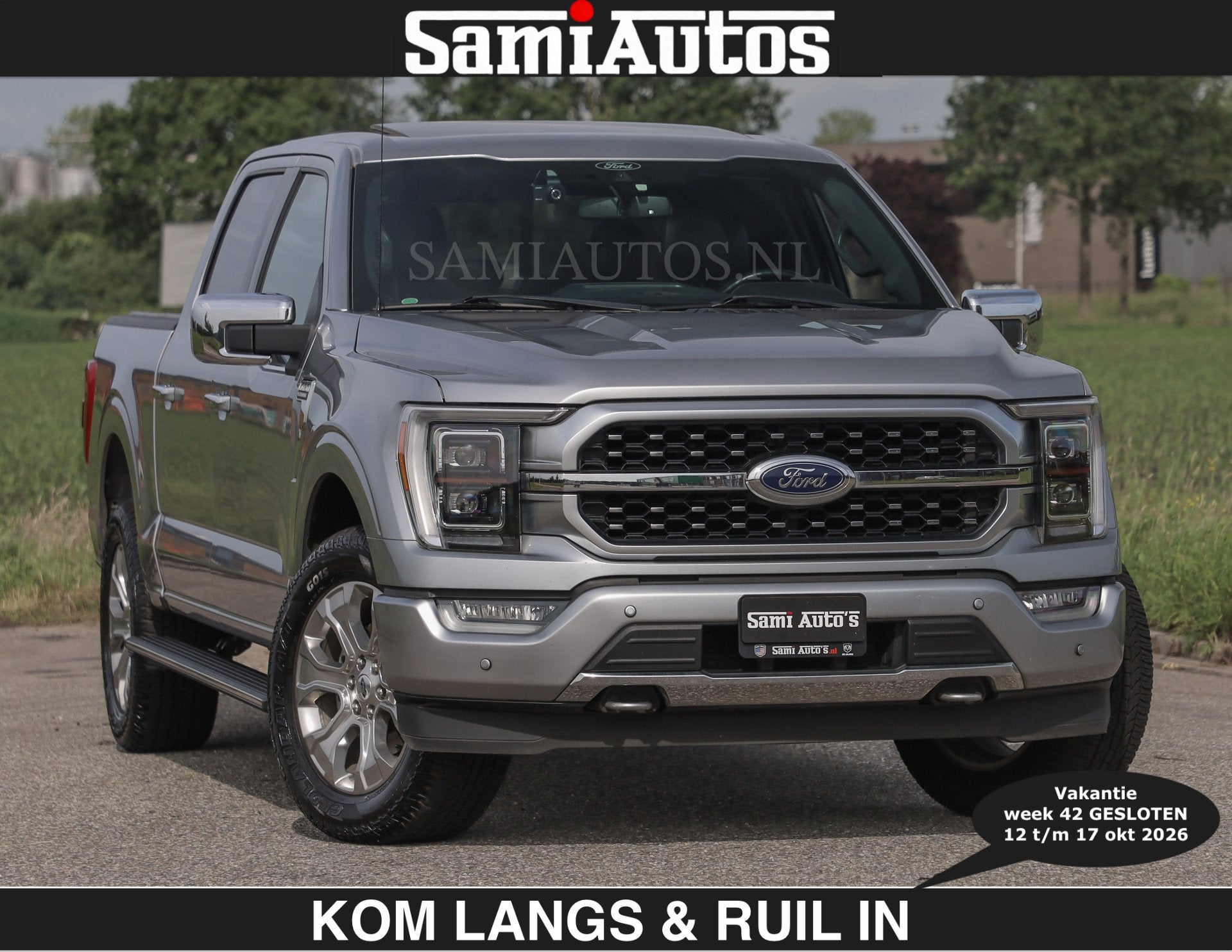 Ford USA F-150 PLATINUM | MASSAGE | PANO | €49950,- excl |, Auto's, Automaat, Gebruikt, Met garantie (alle), Vierwielaandrijving
