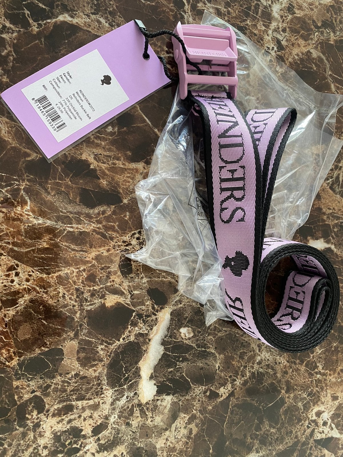 Reinders Buckle Belt Paars Nieuw, Kleding | Dames, Losse buckle of gesp, Overige kleuren, Nieuw, Ophalen of Verzenden