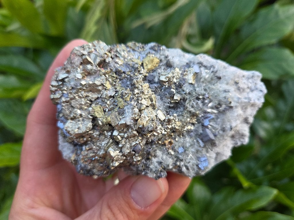 Pyriet, Galeniet en Kwarts, Verzamelen, Mineralen en Fossielen, Ophalen of Verzenden, Mineraal