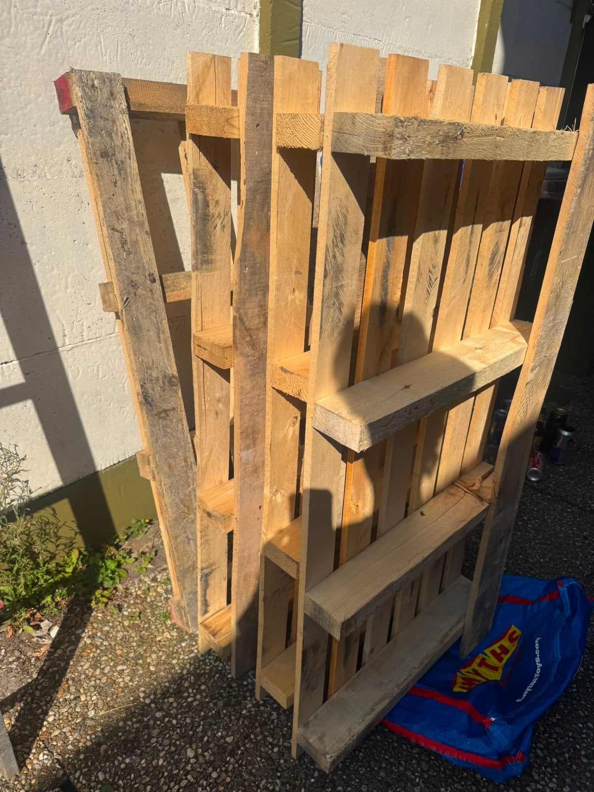 Pallets (4 stuks), Ophalen, Gebruikt