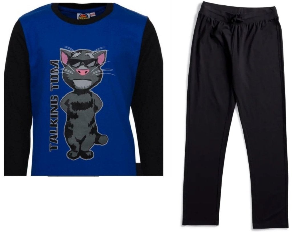 Frendz pyjama shirt en broek Talking Tom maat 98-104, Nacht- of Onderkleding, Jongen of Meisje, Ophalen of Verzenden, Nieuw