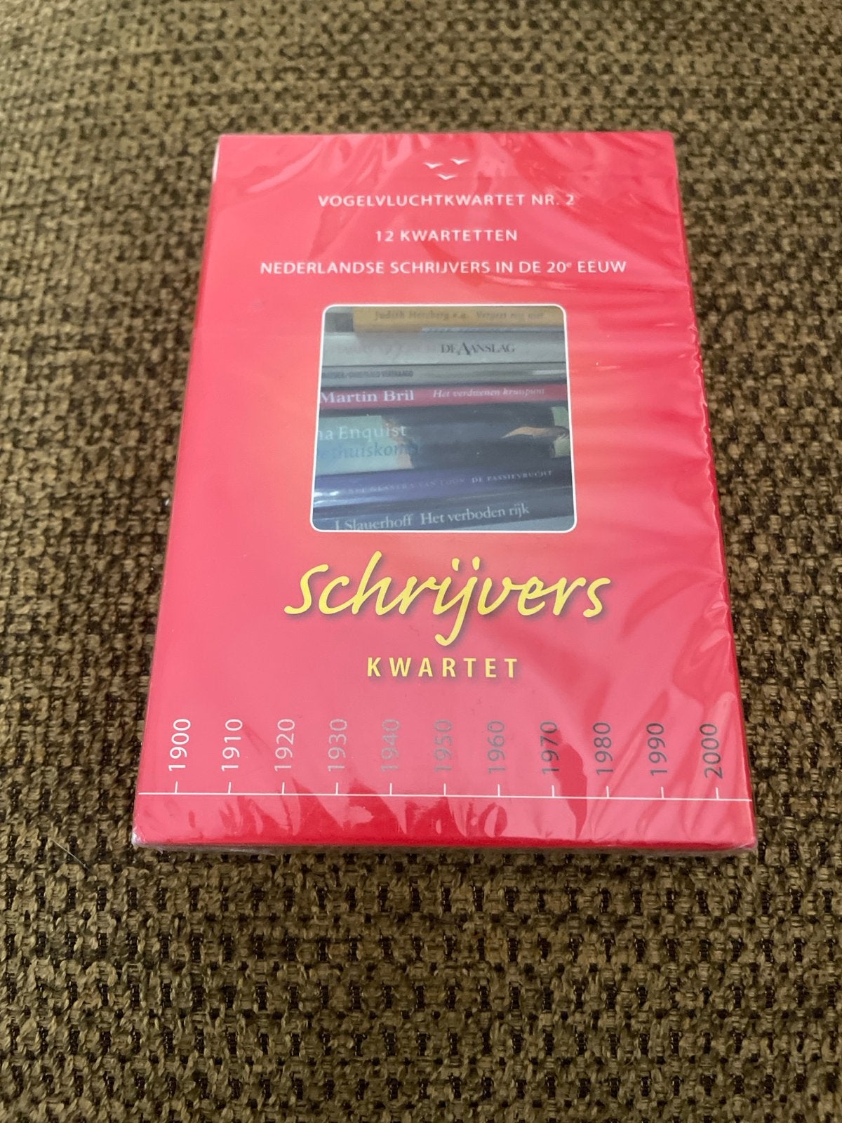 Schrijvers Kwartet nieuw!!  Nederlandse Schrijvers 20e Eeuw, Hobby en Vrije tijd, Een of twee spelers, Ophalen of Verzenden, Nieuw