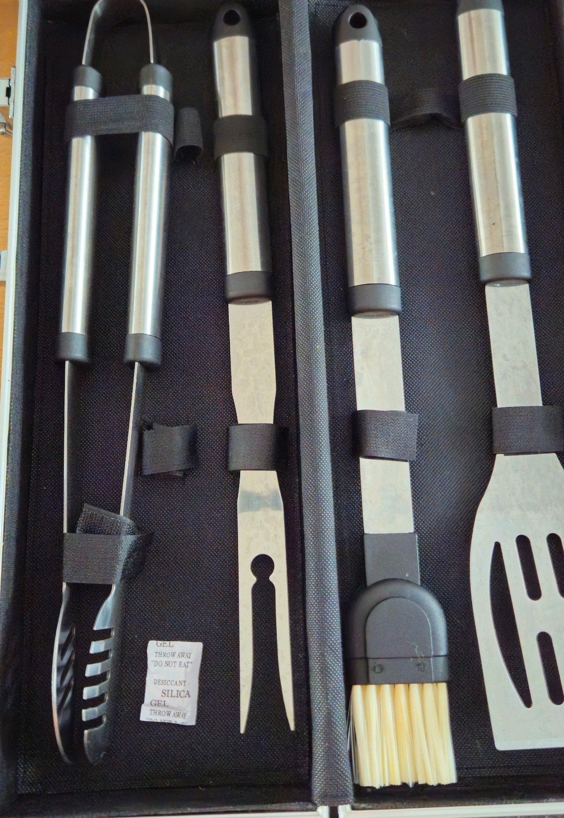 BBQ Gereedschap Set in Aluminium Koffer, Ophalen of Verzenden, Zo goed als nieuw, Onbekend