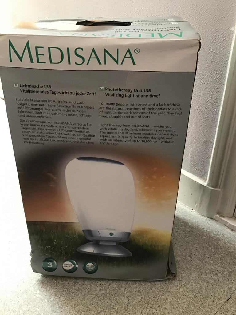 Medisana Lichttherapie Unit LSB, Ophalen of Verzenden, Gebruikt, Overige typen