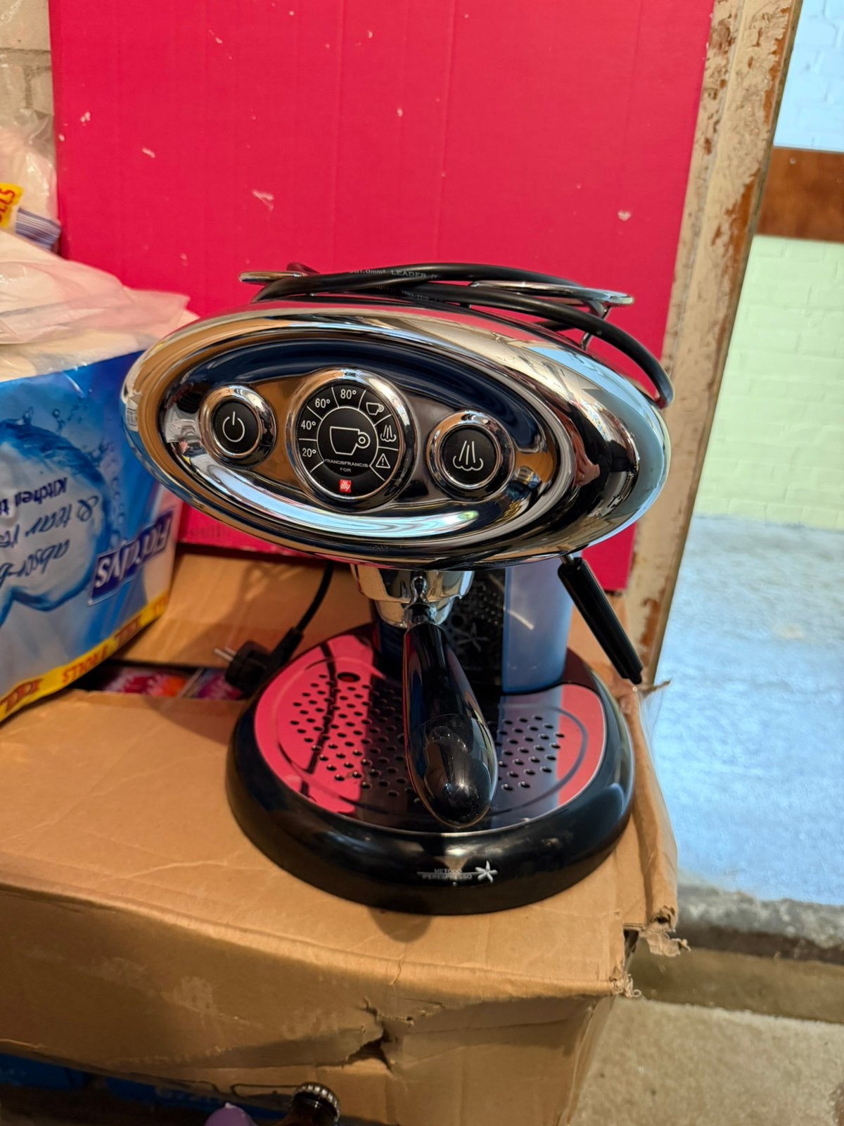 Illy FrancisFrancis! X1 espressomachine – mooie staat, Ophalen, Zo goed als nieuw