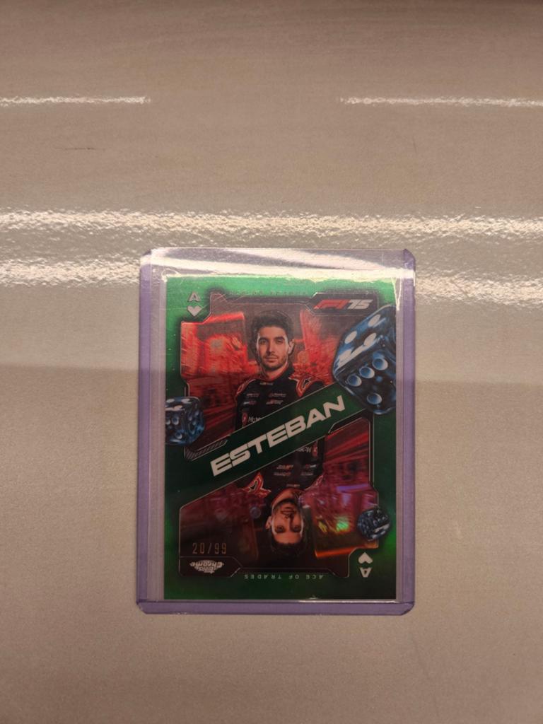 Sca-8 esteban ocon /99 green refractor Topps chrome f1 2025, Ophalen of Verzenden, Nieuw, Plaatje