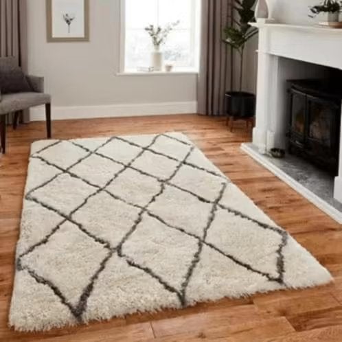NIEUW! Vloerkleed Rugs Direct Grijs/Wit 120x170cm €30.99, 100 tot 150 cm, Nieuw, Ophalen of Verzenden, 150 tot 200 cm