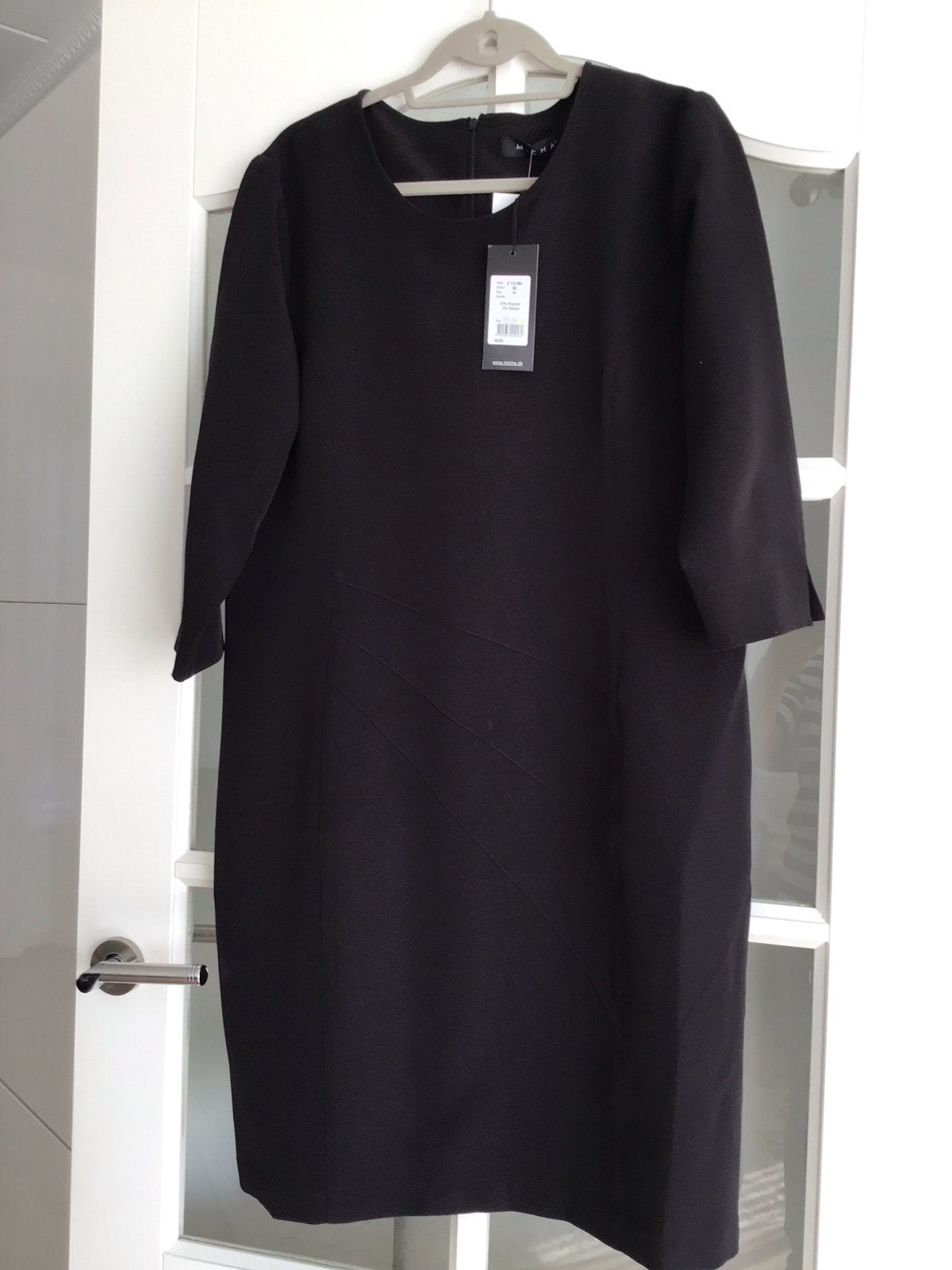 Micha Zwarte Jurk Maat 44 Nieuw met kaartjes van €100 voor20, Zwart, Maat 42/44 (L), Nieuw, Ophalen of Verzenden