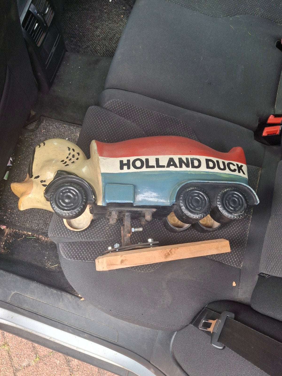 hollandduk, Ophalen of Verzenden, Zo goed als nieuw, Reclamebord