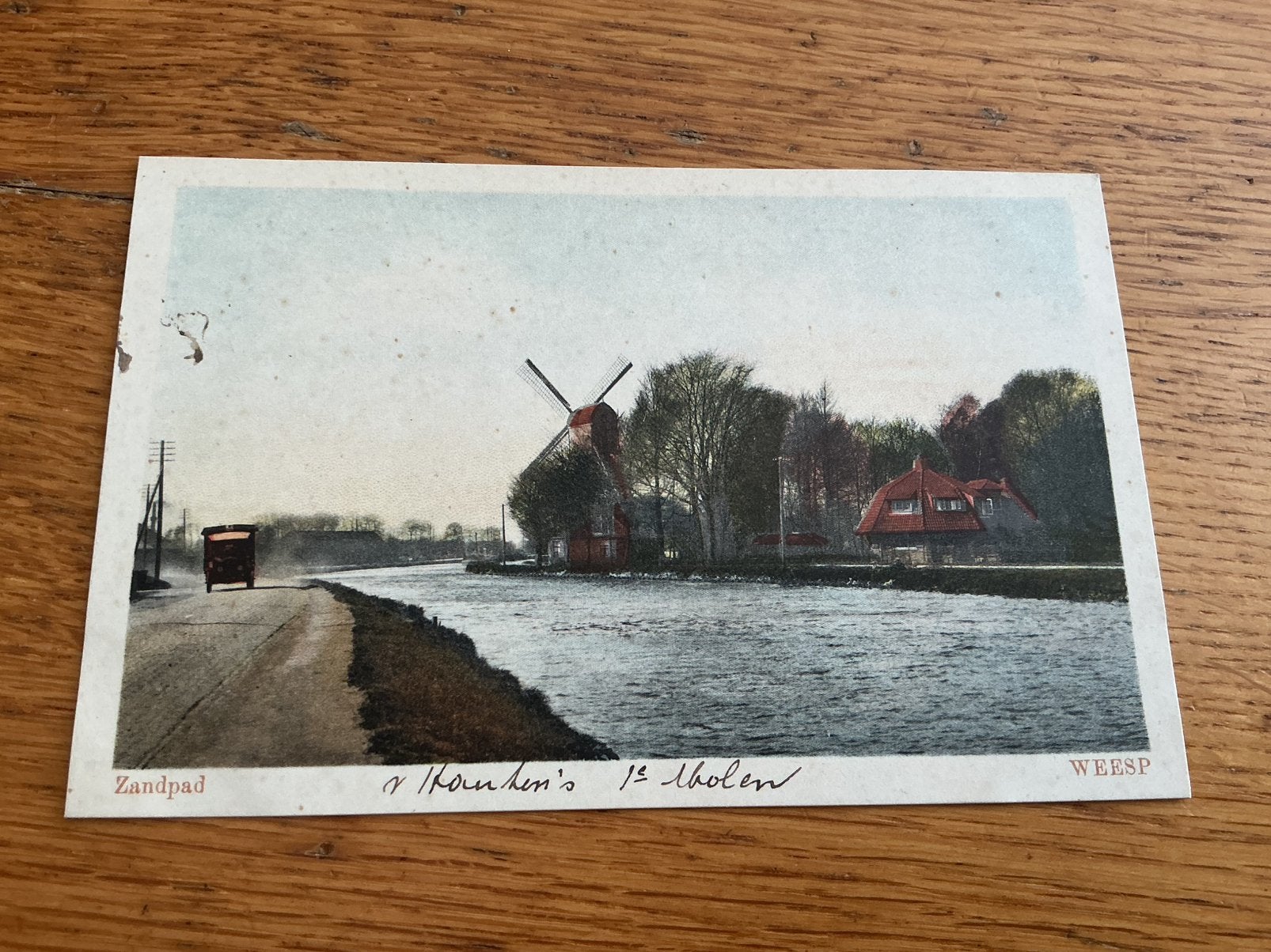 V48 Weesp Zandpad molen vrachtwagen, Ophalen of Verzenden, 1960 tot 1980, Zuid-Holland