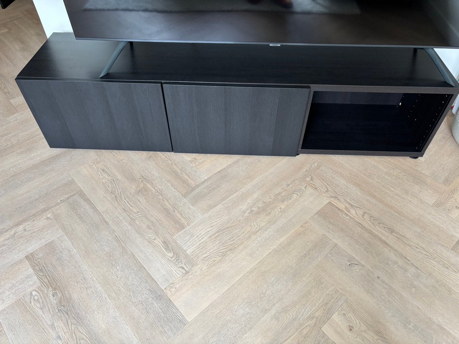 Ikea besta tv meubel, Ophalen, Gebruikt, 150 tot 200 cm, Minder dan 100 cm