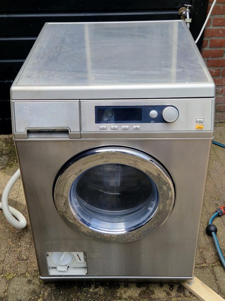Miele PW6065 Vario LP Wasmachine - Gebruikt, Ophalen, Gebruikt, Voorlader, 85 tot 90 cm