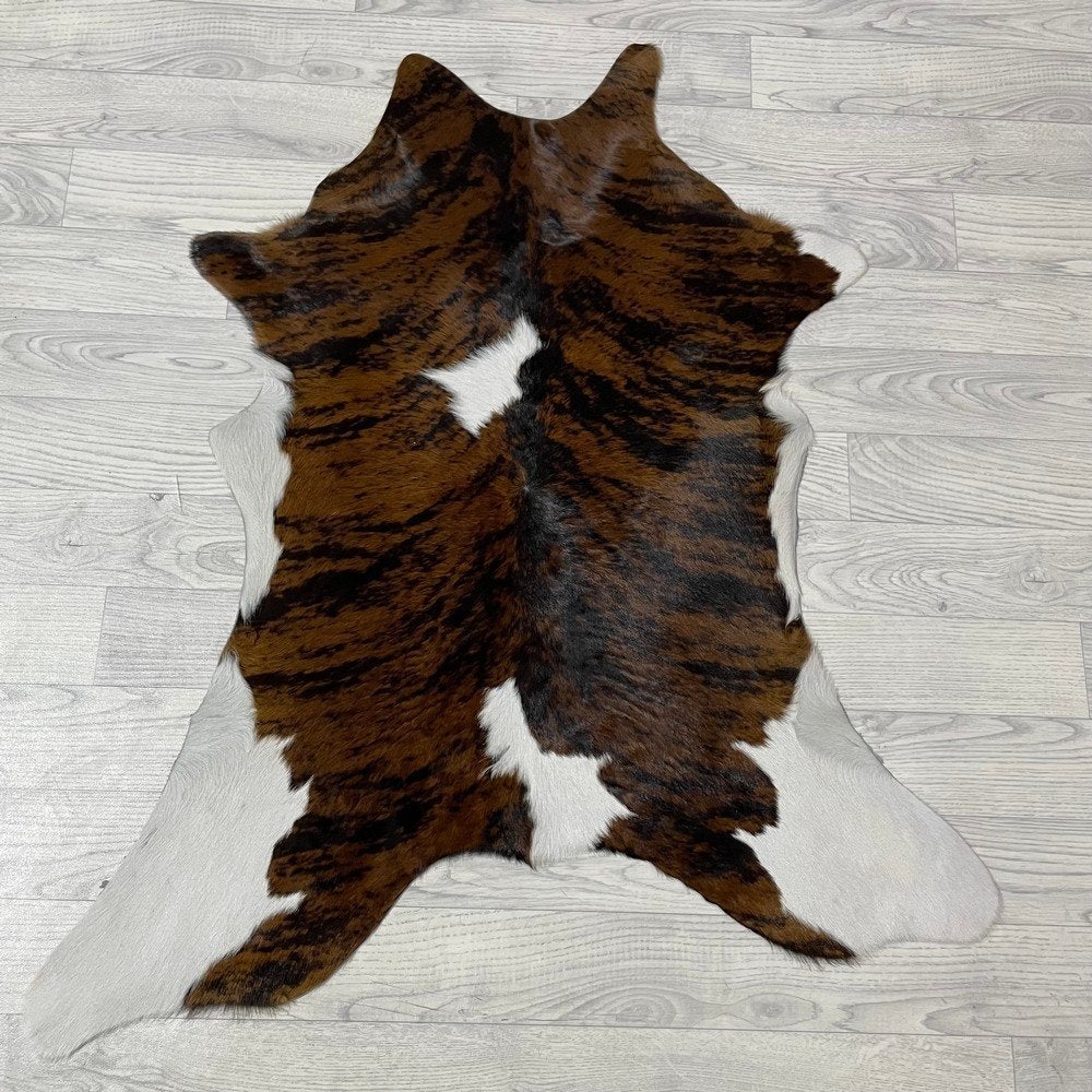 Kalfshuid tricolor bruin zwart wit 105x90cm | Lederstore, Huis en Inrichting, Landelijk, modern, Scandinavisch, industrieel, 100 tot 150 cm
