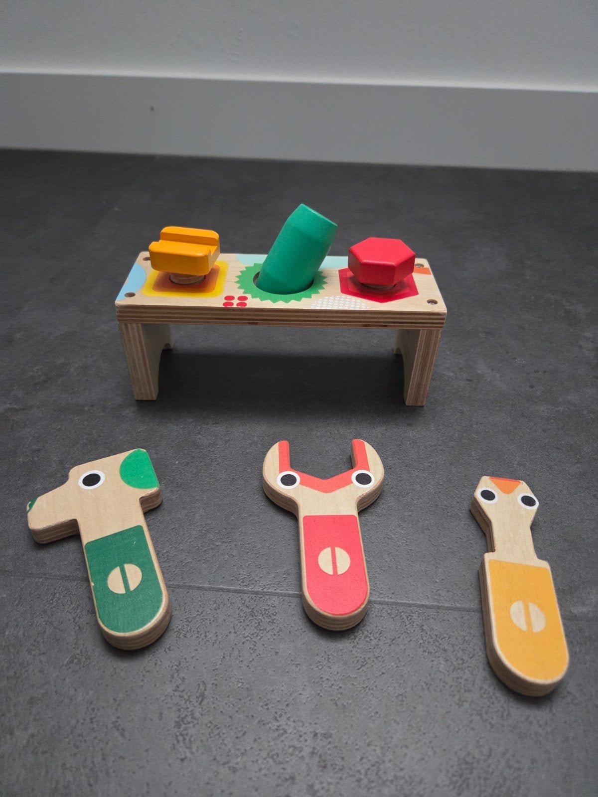 Djeco Houten Werkbankje met Gereedschap voor Kinderen, Kinderen en Baby's, Speelgoed | Houten speelgoed, Ophalen of Verzenden