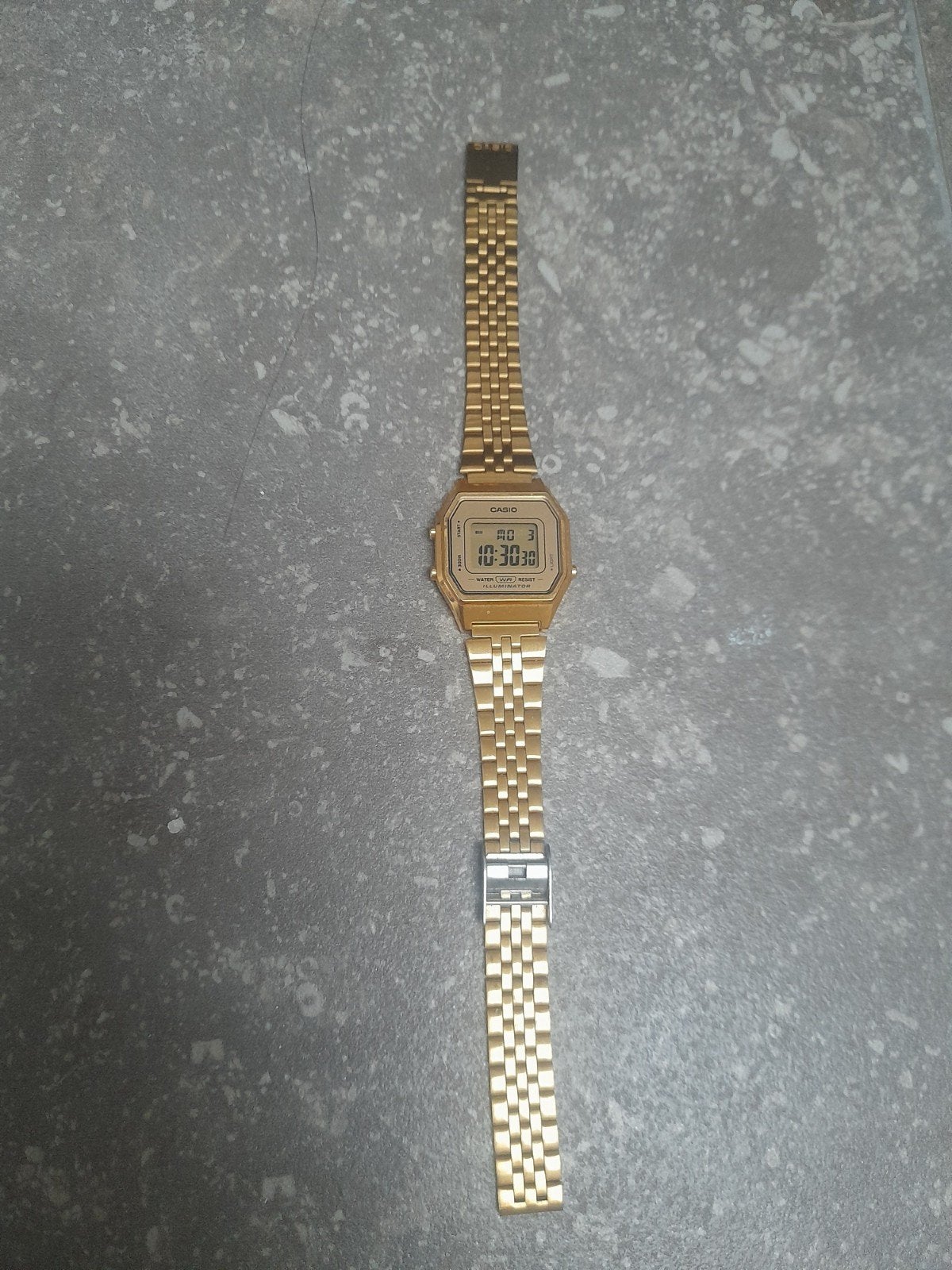 Casio dames horloge retro look, Ophalen of Verzenden, Zo goed als nieuw, Staal, Overige merken