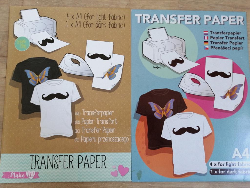 Nieuw transferpapier voor lichte en donkere stoffen (A4), Overige thema's, Textiel, Nieuw, Ophalen of Verzenden
