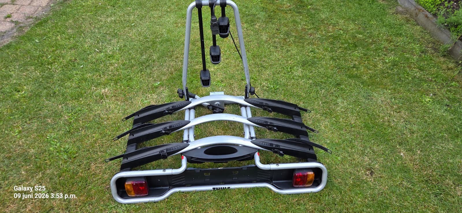 Thule fietsendrager uitklapbaar 3 fietsen, Ophalen of Verzenden, 3 fietsen of meer, Gebruikt, Trekhaakdrager