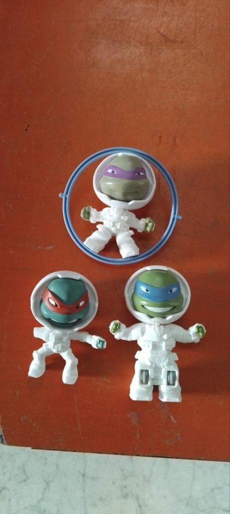 Teenage Mutant Ninja Turtles Speelfiguren - 3 stuks, Ophalen of Verzenden, Gebruikt
