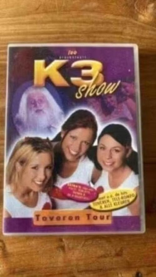 K3 show . Toveren tour 2003- dvd, Alle leeftijden, Ophalen of Verzenden, Gebruikt, Film