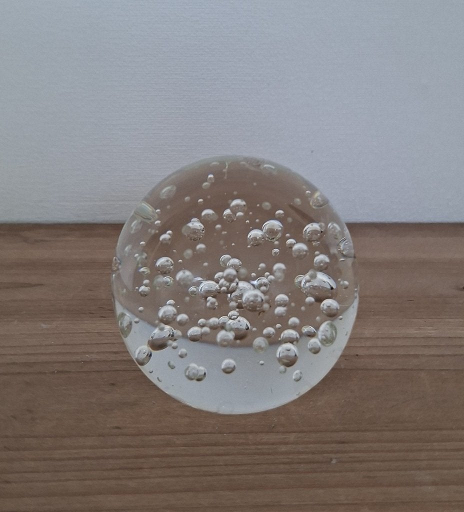 Kristallen glazen spijkerbol, presse-papier, Ophalen of Verzenden