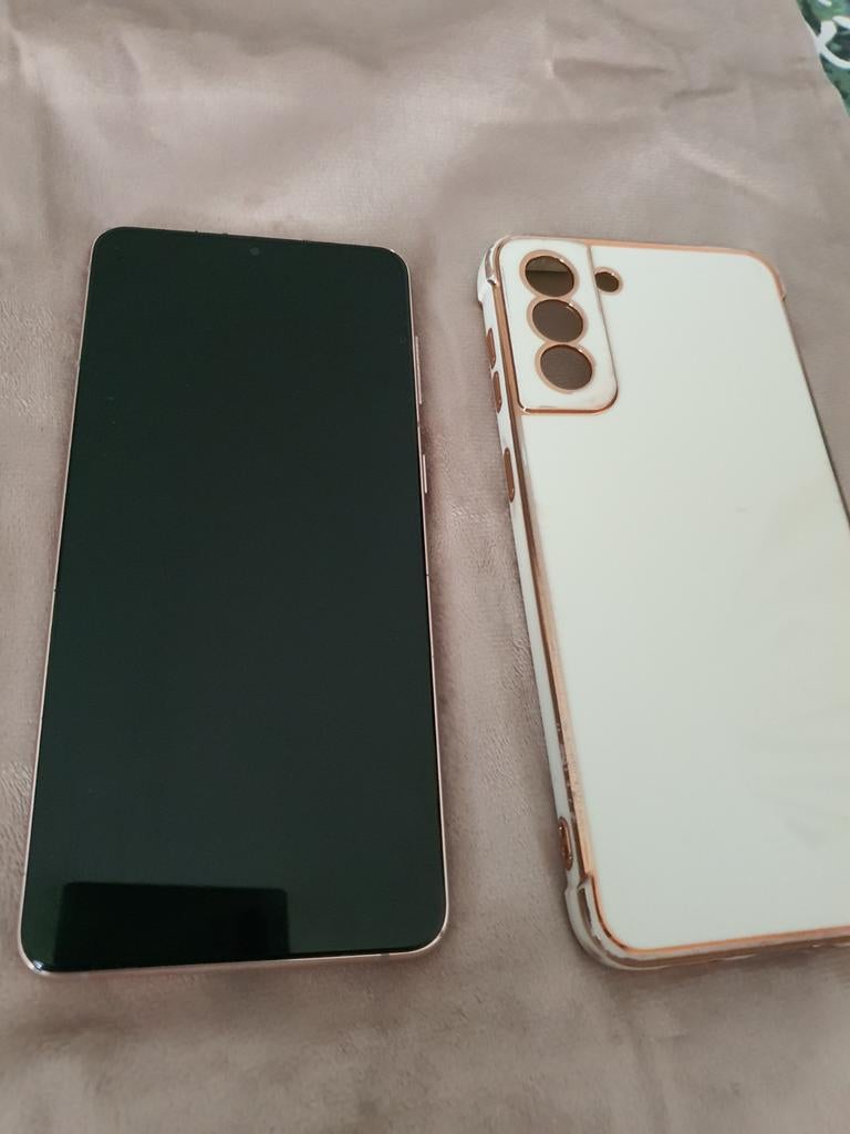 Samsung Galaxy S21 Plus 128GB Phantom Violet met hoesje, Telecommunicatie, Mobiele telefoons | Samsung, Gebruikt, Paars, Touchscreen