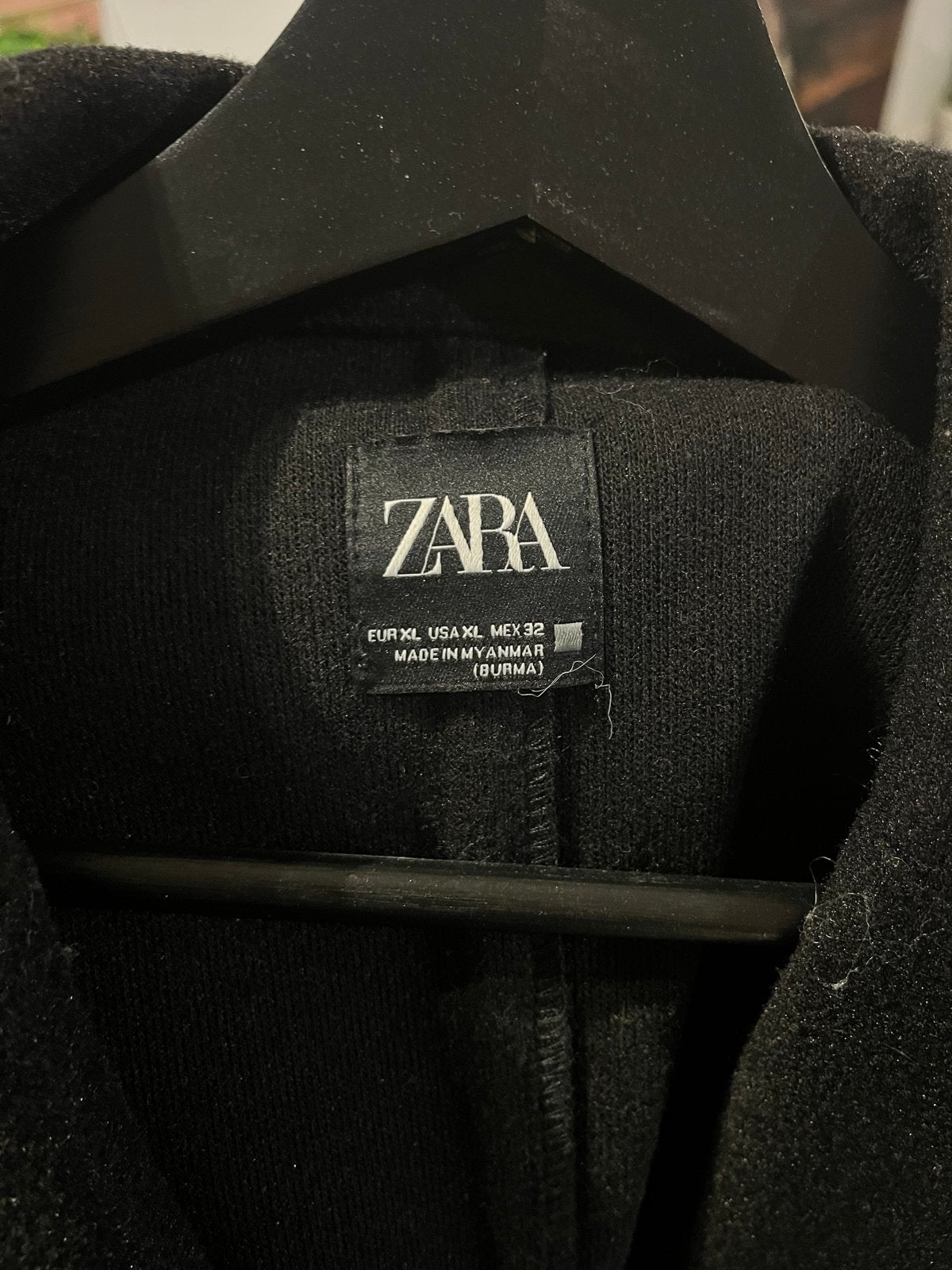 Zwarte Zara Jas Maat XL - Stijlvolle Lange Jas, Ophalen of Verzenden, Zo goed als nieuw, Maat 46/48 (XL) of groter, Zwart