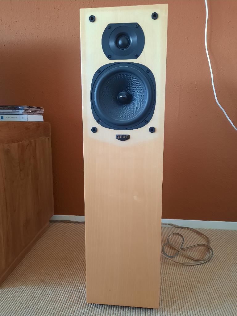 Quad Luidsprekerset 21L two way, Audio, Tv en Foto, Luidsprekers, Gebruikt, Front, Rear of Stereo speakers, 120 watt of meer, Overige merken