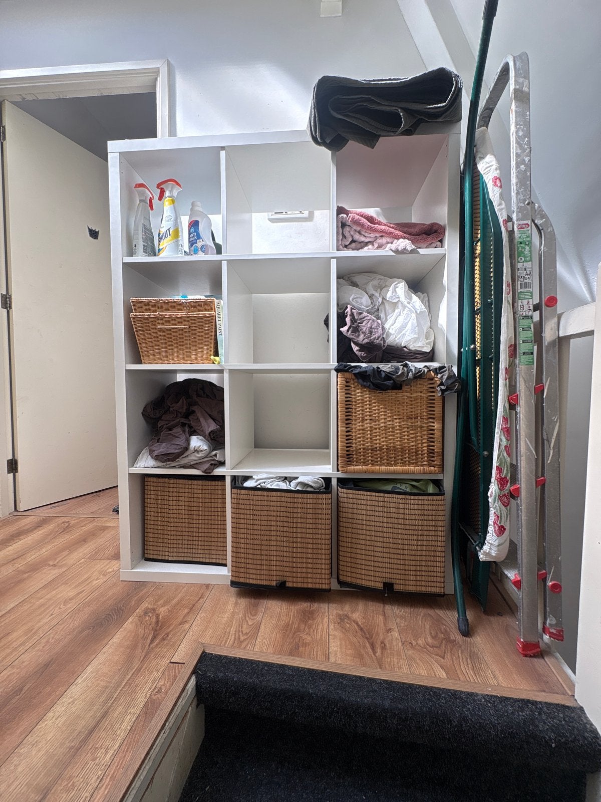 IKEA KALLAX kast wit - Ruime opbergkast, Ophalen, Gebruikt, 100 tot 150 cm, 50 tot 100 cm