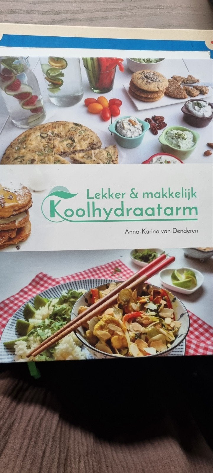 Lekker & Makkelijk Koolhydraatarm Kookboek - Anna-Karina, Gezond koken, Voorgerechten en Soepen, Ophalen of Verzenden, Overige gebieden