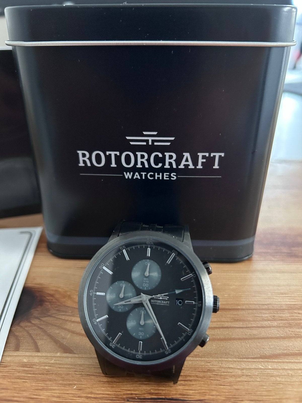 Rotorcraft Horloge - Zo goed als nieuw, Overige merken, Staal, Staal, Polshorloge