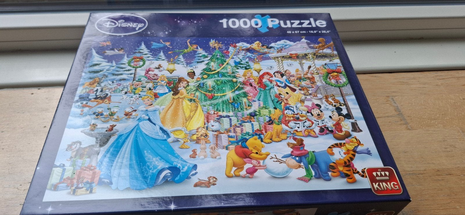 Walt Disney puzzel 1000 stuks king, Ophalen of Verzenden, 500 t/m 1500 stukjes
