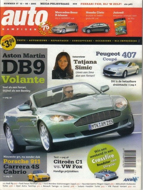 Autokampioen 17 2005 : Subaru Forester - Peugeot 407 Coupe, Ophalen of Verzenden, Gelezen, Algemeen