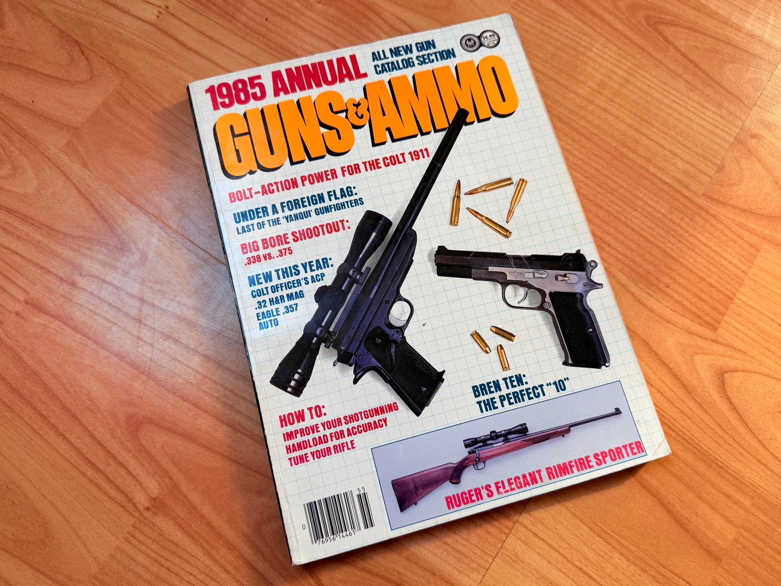 Guns & Ammo 1985 !!!!, Ophalen of Verzenden, Overige soorten, Nederland, Boek of Tijdschrift