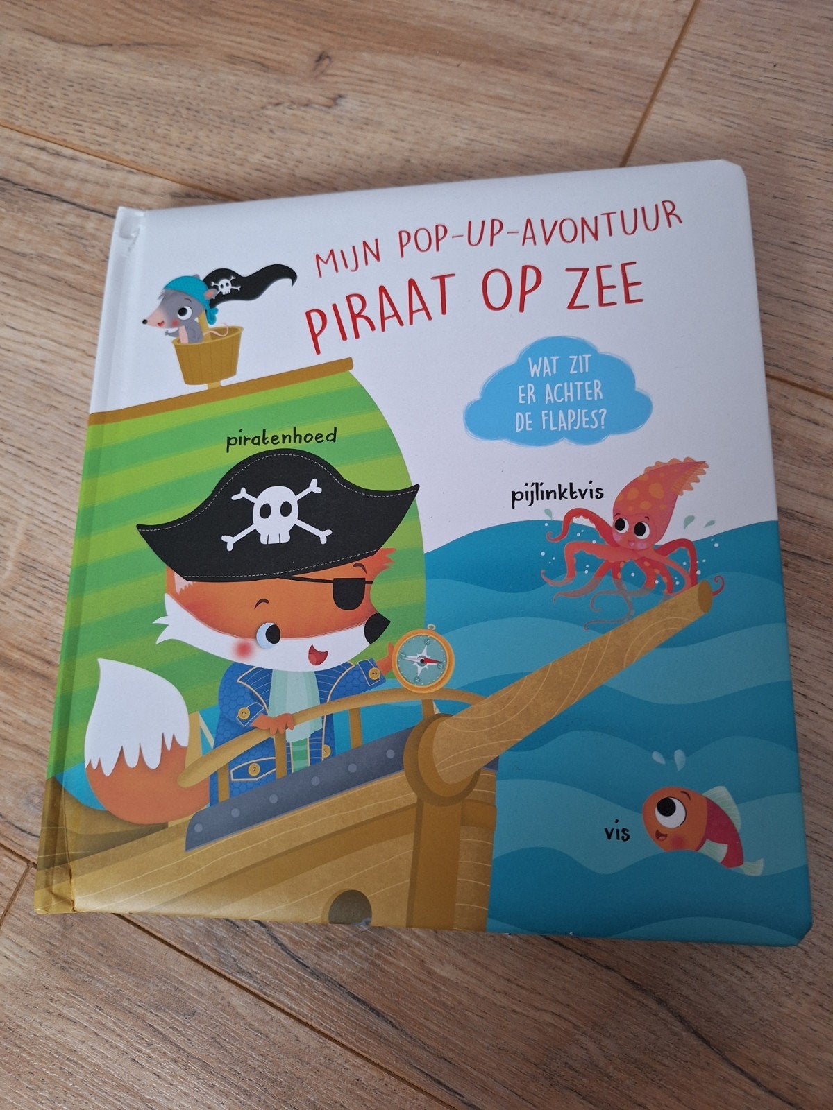 Kinderboek "Mijn Pop-Up Avontuur: Piraat op Zee", Ophalen of Verzenden, 3 tot 4 jaar