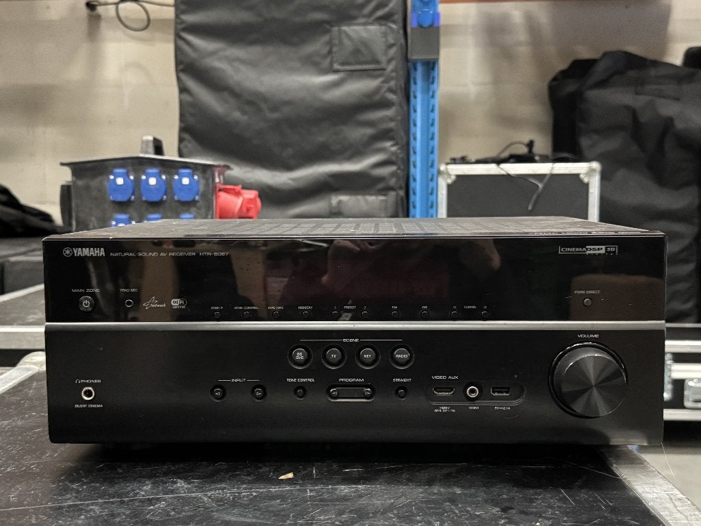 YAMAHA HTR-6067  natural sound av receiver, Ophalen, Yamaha, Zo goed als nieuw, 120 watt of meer