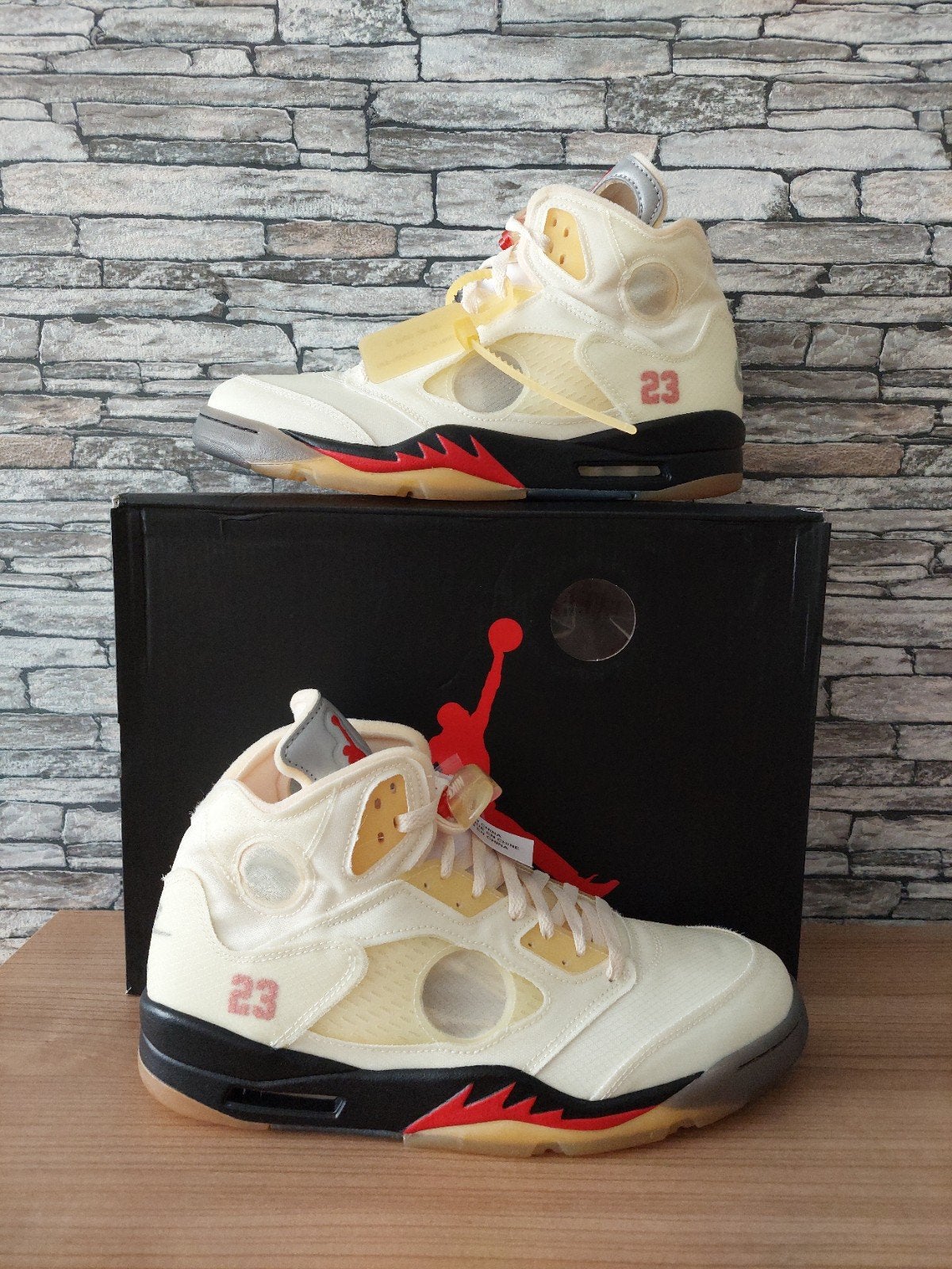 Nike Air Jordan 5 Retro Off-white / 47, Overige kleuren, Nieuw, Ophalen of Verzenden, Sneakers of Gympen