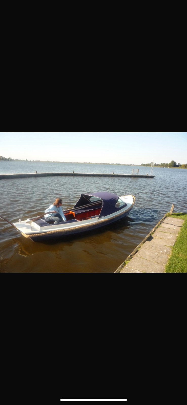 Elektrische sloep, Ophalen, Zo goed als nieuw