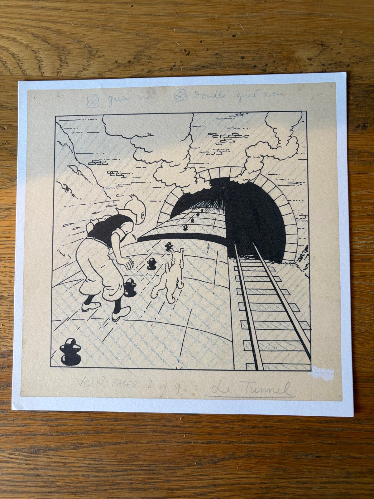 2 Hergé tekeningen facsimile, Eén stripboek, Ophalen of Verzenden, Zo goed als nieuw