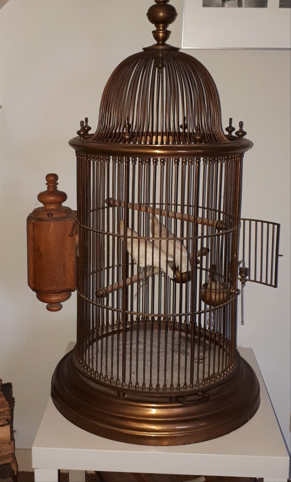 vogelkooi exlusief  spijlen massief nieuwprijs 2900.00, Ophalen, Zo goed als nieuw, Metaal, Vogelkooi