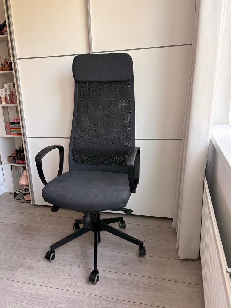 IKEA ergonomische bureaustoel, Ophalen, Gebruikt, Zwart, Bureaustoel