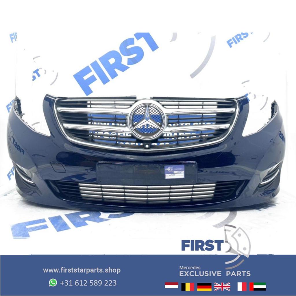 W447 BUMPER Mercedes V KLASSE / VITO VOORBUMPER COMPLEET A44, Gebruikt, -, Voor, Ophalen of Verzenden
