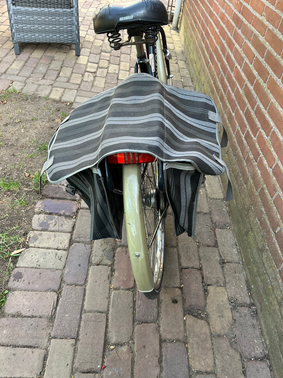 Dubbele fietstassen, Fietsen en Brommers, Ophalen, Gebruikt