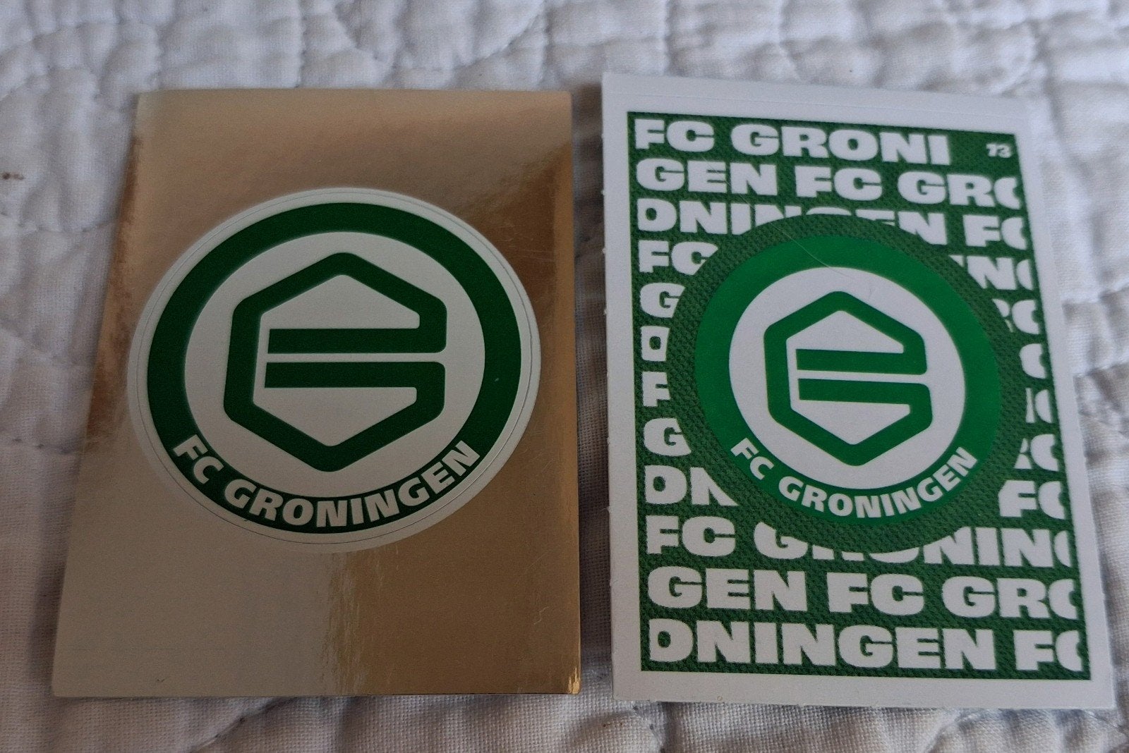 FC GRONINGEN stickers, Ophalen of Verzenden, Zo goed als nieuw, Sport