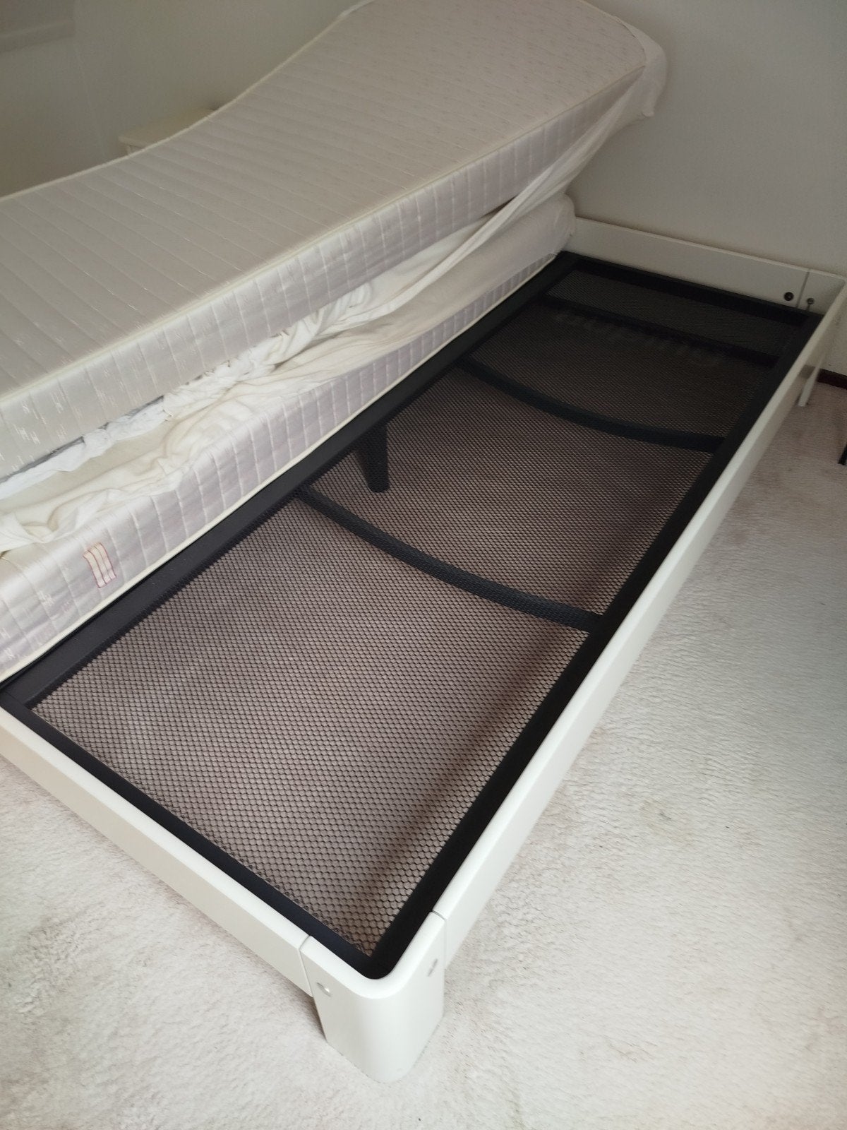 Auping vlak spiraal 1.60 x 210(2x80), Huis en Inrichting, Slaapkamer | Matrassen en Bedbodems, Ophalen, 210 cm, Zo goed als nieuw