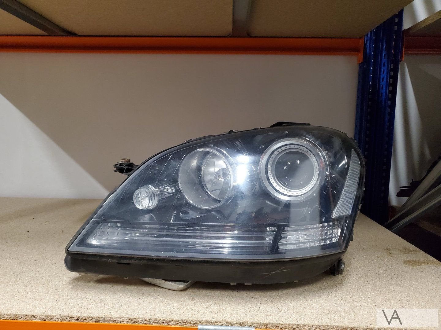 Mercedes ML W164 2005 - 2009 xenon koplamp zwarte inleg €350, Gebruikt, -, Ophalen of Verzenden, -