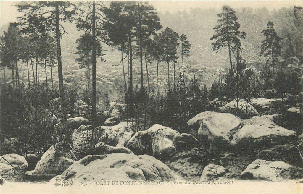 701-473-011 Fontainebleau, Verzenden, Voor 1920, Frankrijk
