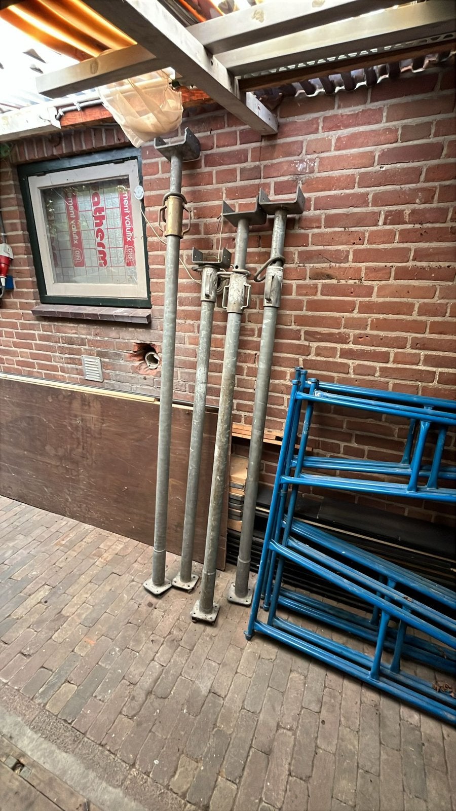 Stalen Steun Stempels voor Bouw en Renovatie, Doe-het-zelf en Verbouw, Ophalen, Gebruikt, Overige typen, 2 tot 5 meter